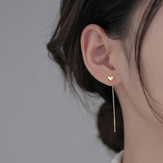 Simple Heart Earrings