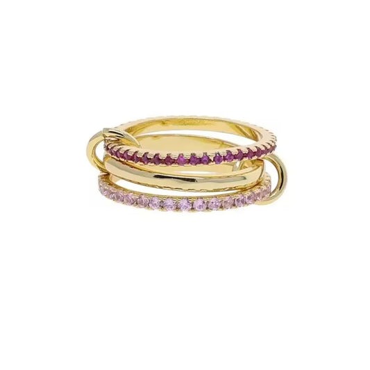 Spinelli ring 4 Layers Pink