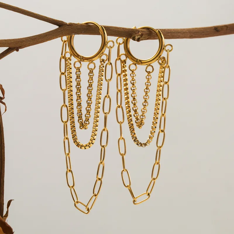 Chain earings
