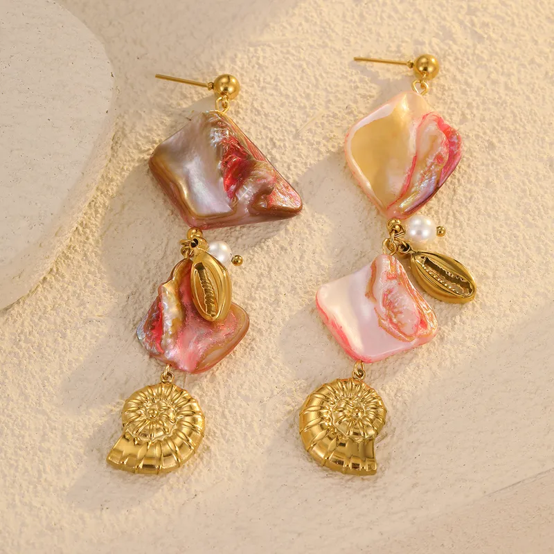 Seashells and summer bells earings